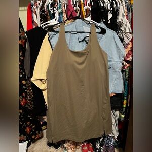 Old Navy Green/Tan Active Dress